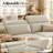 Ladonnia Gray Genuine Leather Sectional, L-Shaped Sofa with Adjustable Headrests,Leather Sofa with Right Hand Facing Chaise - Modern Classic Style-679581649-679677572