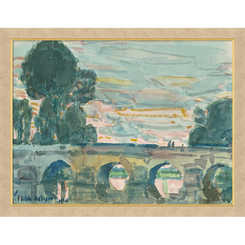 The Bridge At Grez Giclee Print by Soicher Marin Archives