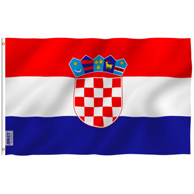 Croatia Flag  Polyester 36 x 60 in. House Flag