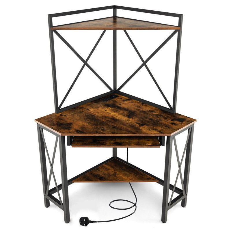 Antigona Metal Base Writing Desk