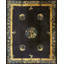 Blue Ivory Beige Cream White Hand Knotted Pile Wool 1920s Antique Rectangle Rug