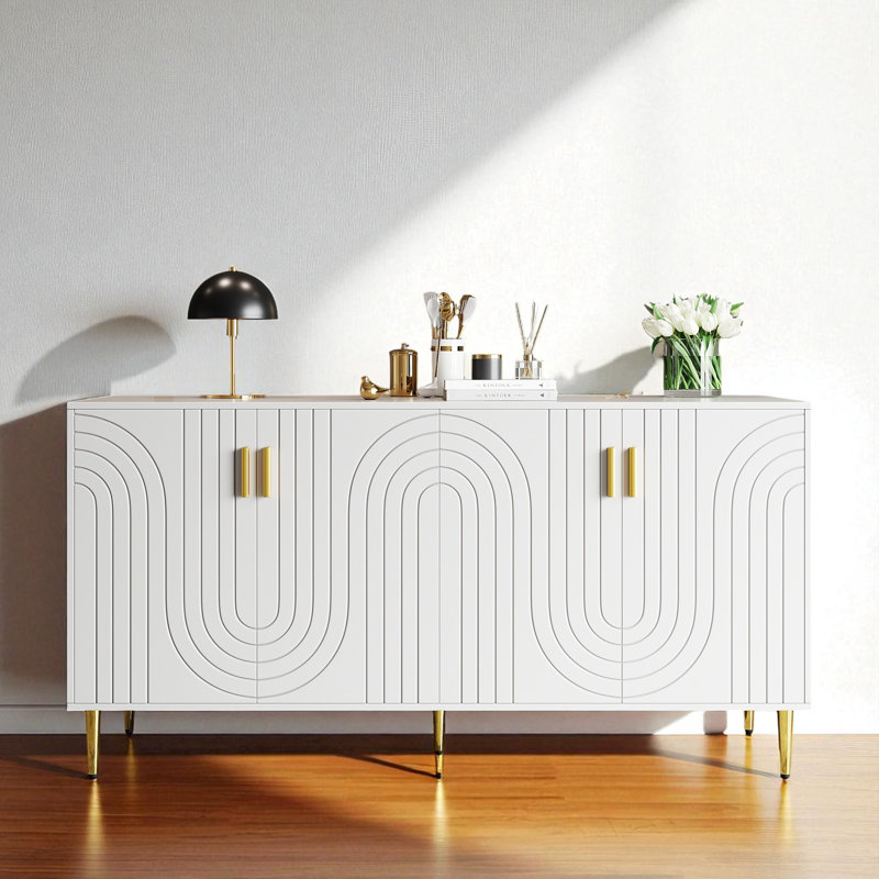 152cm Sideboard, White