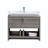 Politte 39.4'' Single Bathroom Vanity with Acrylic Top
