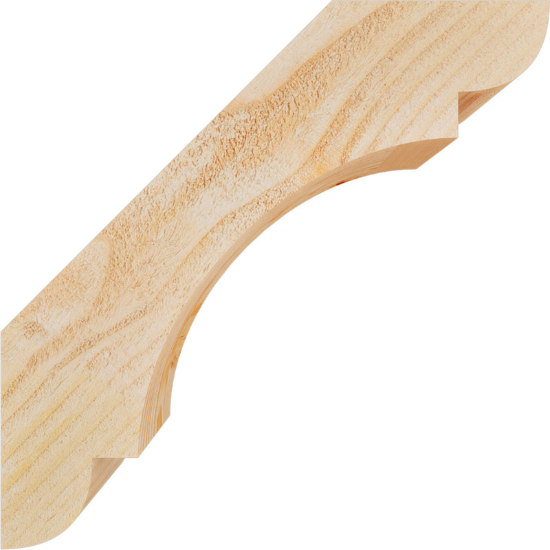 Attelle de genou olympique, Sapin de Douglas, H 14 po x l 4 po x P 14 po, Sciage brut