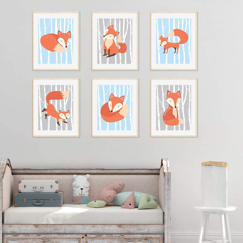 Ensemble de 6 impressions sur papier Deakins Fox
