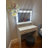 Vanity Desk with Mirror and Lights, Dressing Table with Large Drawer-106407953