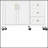 52'' Kitchen Island With Drop Leaf, Embossed Texture, Wheels, Spice Rack, Towel Rack, 2 Doors, 5 Drawers, And Adjustable Shelf For Kitchen-1030136199