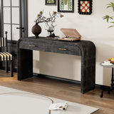Retro Console Table With Hidden Drawers And Functionality