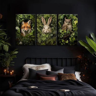 3 Piece Wrapped Canvas Wall Art