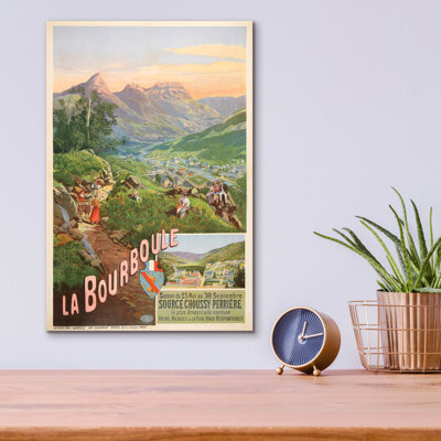 'La Bourboule' by Vintage Posters, Acrylic Glass Wall Art