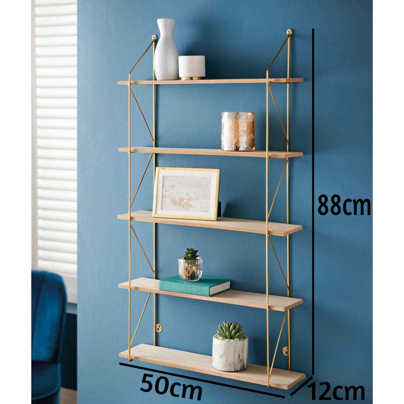 Viroqua 5 Piece Floating Shelf
