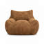 Grand fauteuil à billes et chaise longue en velours côtelé-1683900415