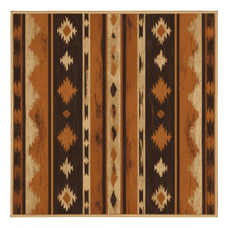Ceremonial Shadow Rug, Square 5'