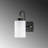 Industrial Wall Lamp with Metal Body & Glass Cap, 9.8 x 9.8 x 9.4 inches | E27 Socket, Max 40W | Elegant Black & White Design, Perfect for Hotel & Scandinavian Decor | Stylish & Durable Lighting Fixture-752472517