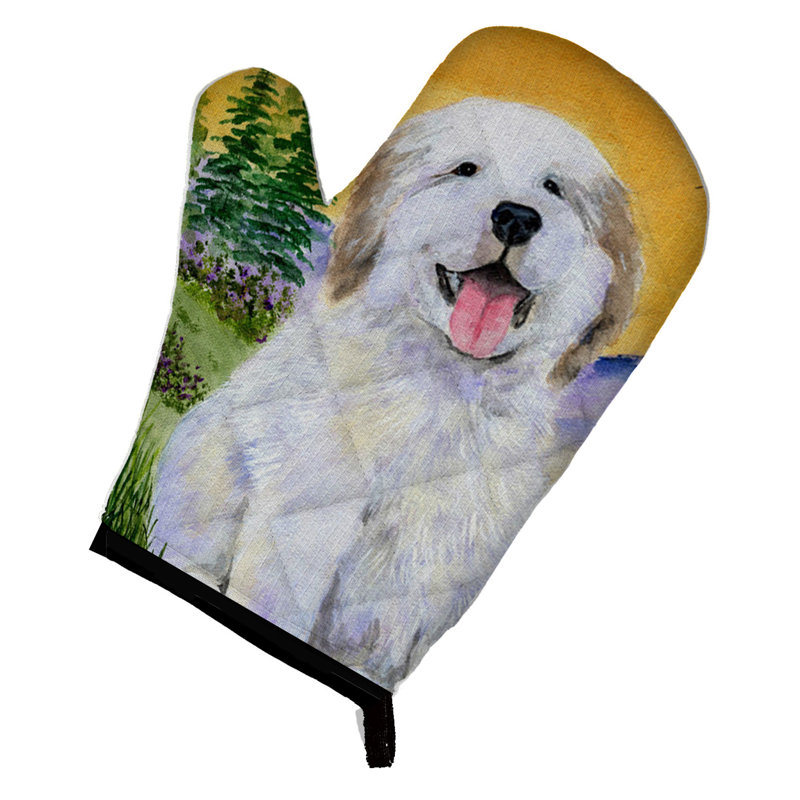 Caroline's Treasures Great Pyrenees Polyester Oven Mitt