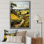 «Balcomb Countryside Green and Yellow Reverie Landscape V», reproduction sur toile