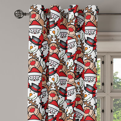 Sateen Blackout Curtains / Drapes Single Panel