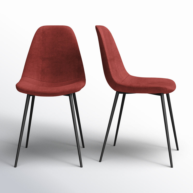 Kody Performance Velvet Dining Chair, Bella Claret Performance Velvet