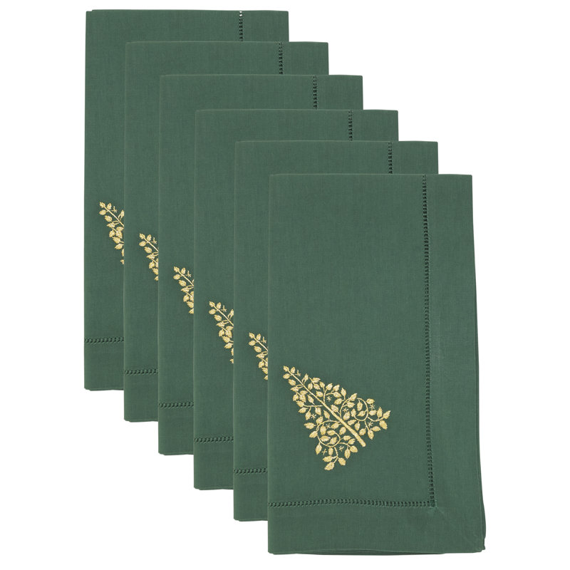 Ensemble de 6 serviettes de table Embr'D