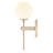 Lehman 6" Wide 1-Light Vanity - Modern Gold