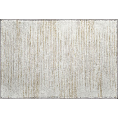 Premium Machine Washable Prisco Ivory Rug