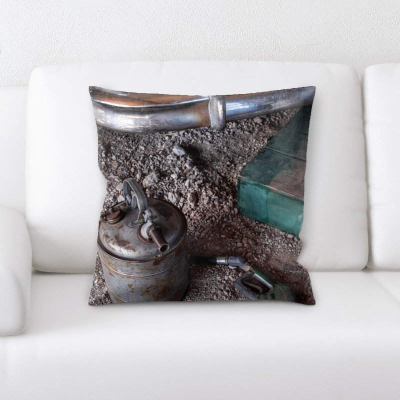 Microsuede Reversible Throw Pillow
