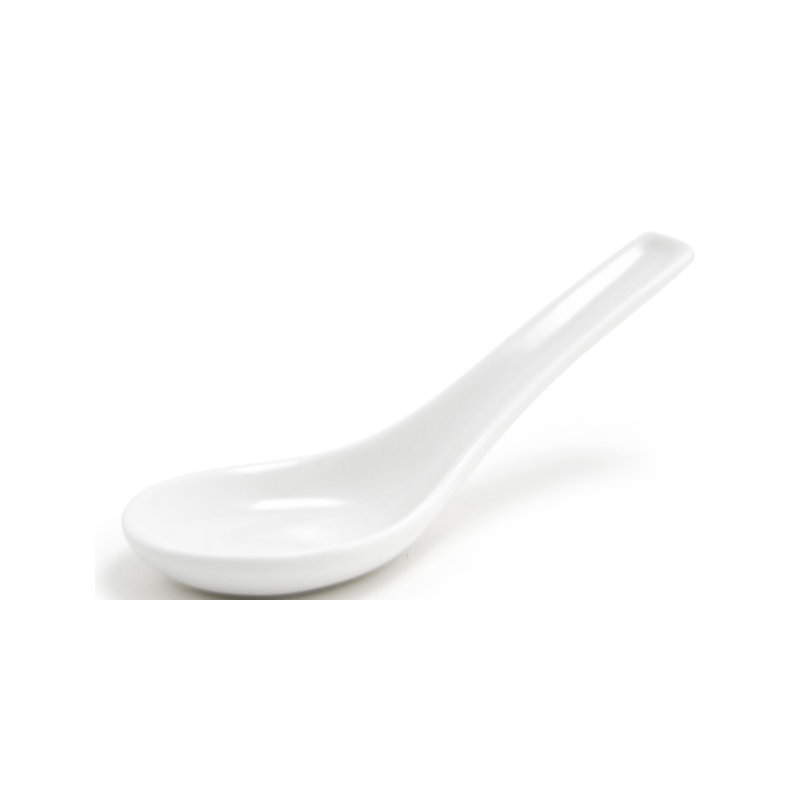 Cuillère à soupe asiatique, Blanc brillant