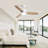 Ladontay 3-ABS Blade Modern Ceiling Fan with LED Light and Remote Control-2059479701-2076660662