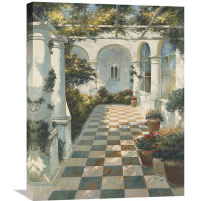 " Courtyard Villa II " Print