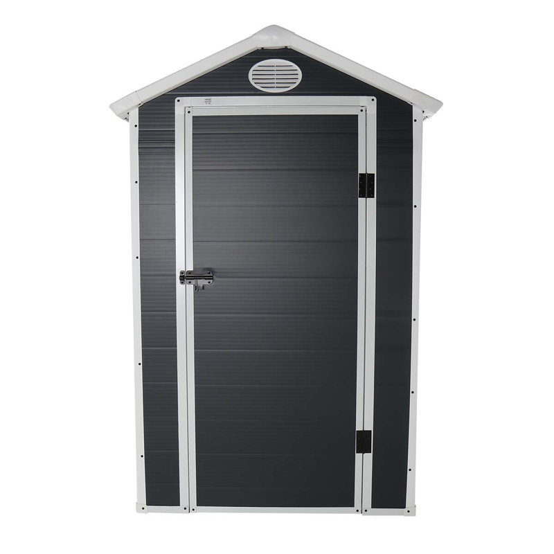 Abdulahad 4.4 ft. W X 3.4 ft. D Plastic Tool Shed