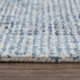 Holland Geometric Handmade Tufted Wool Area Rug in Blue