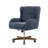 Caden Miriam Modern Wingback Chenille Swivel Tilting Simple Assembly Office Chair-54640765