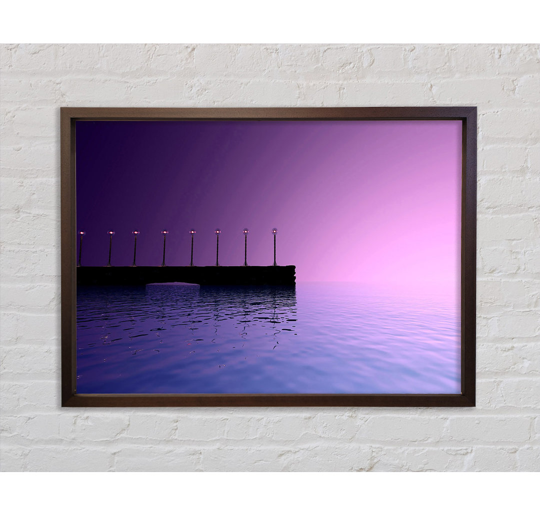 Purple Sky Pier - Druck