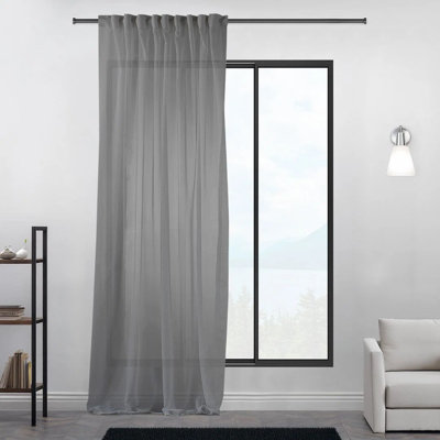 Sheer Single Curtain Panel
