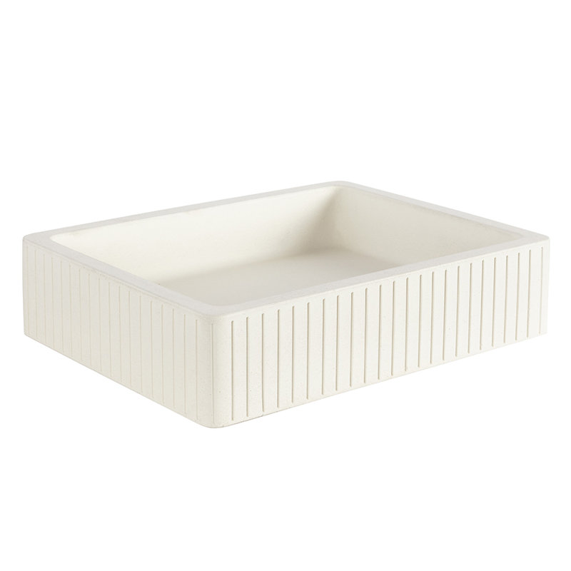 Newterra 19.62'' L Bathroom Sink, Sand
