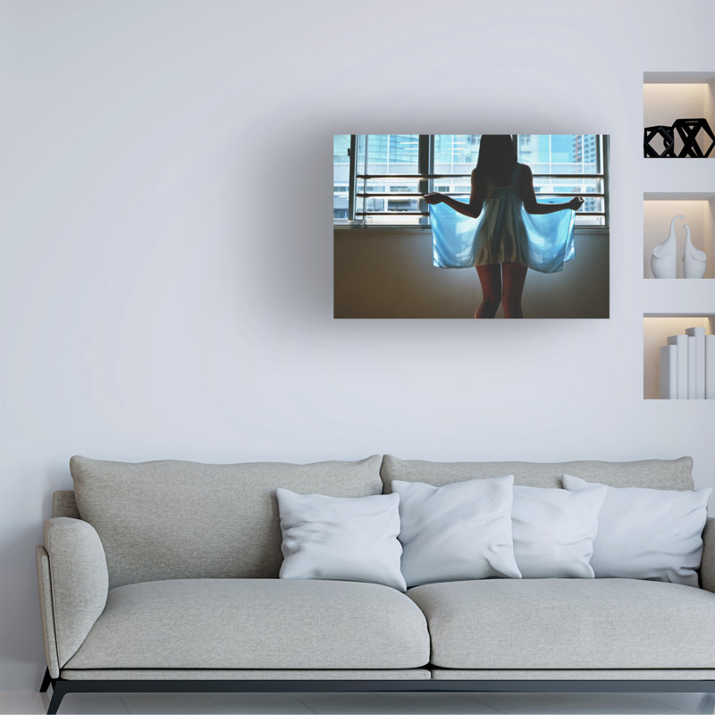 Unknown My Blue City Canvas Art, H 12 po x l 19 po