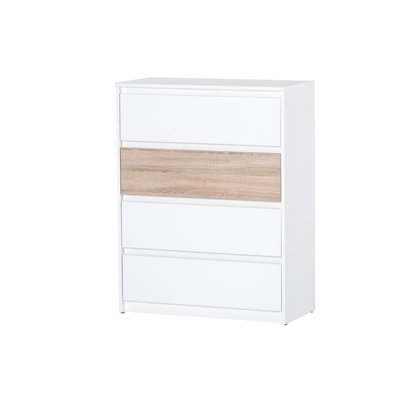 Bilche Solid Wood 80 cm W Chest of 4 Drawers