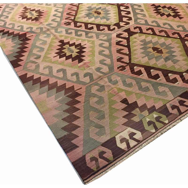 Tapis de couloir rétro Kilim