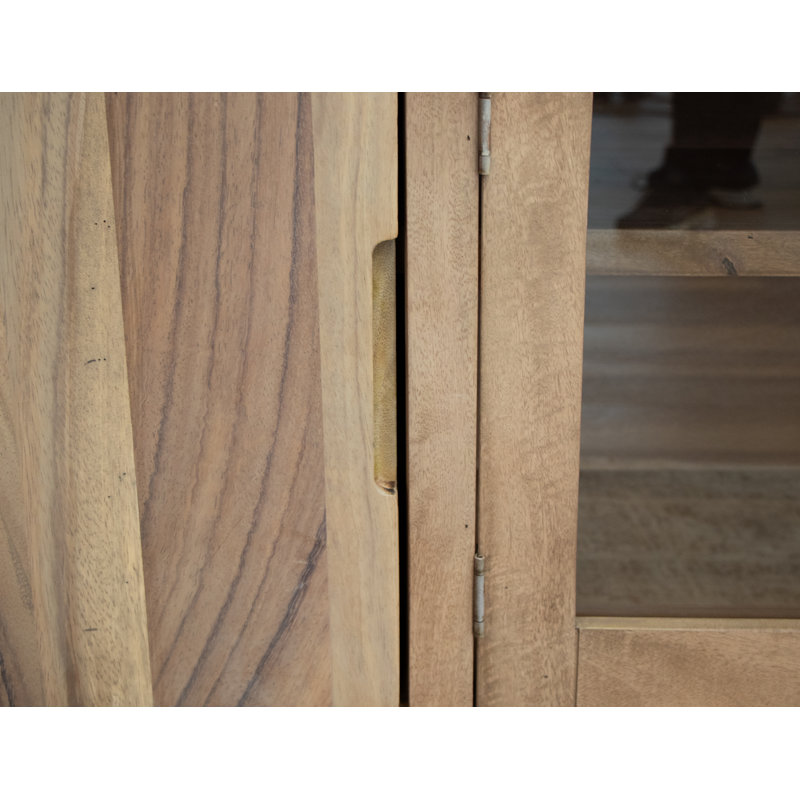 Essa Solid Wood Storage Credenza, 80"