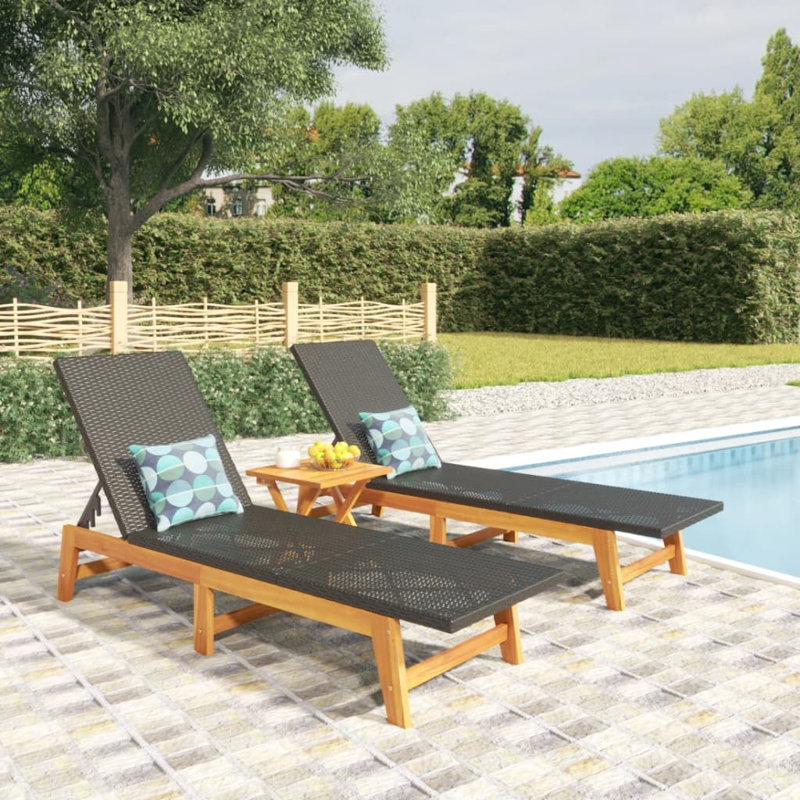 Aseliya Outdoor Chaise Lounge