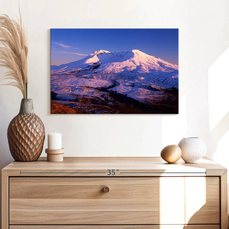 Alvord Mount St. Helens Alpenglow, 16" H x 24" W
