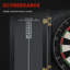 HOMCOM Bristle Dartboard And Cabinet Set