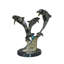 Bly Three Dolphins Table Base Bronze Statue -  Size: 20"L x 20"W x 21"H.