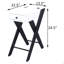 Table d'appoint blanche et noire avec ports USB-1593615917
