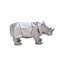 Figurine de rhinocéros en polystone