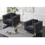 Ensemble de 2 chaises en velours Lyon-1573388120