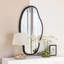Bluefield Wood Wavy Wall Mirror