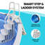 Entrée de piscine Smart Step avec support de main courante