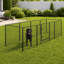 Enclos d'extérieur portatif avec parc pour animaux (8 panneaux)-1547764302-1538784080