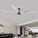 96"  Ceiling Fan with Light and Remote Control, 6-Speed Noiseless Reversible DC Motor, 8 Durable Aluminum Double-Layer Blades Large Ceiling Fan
